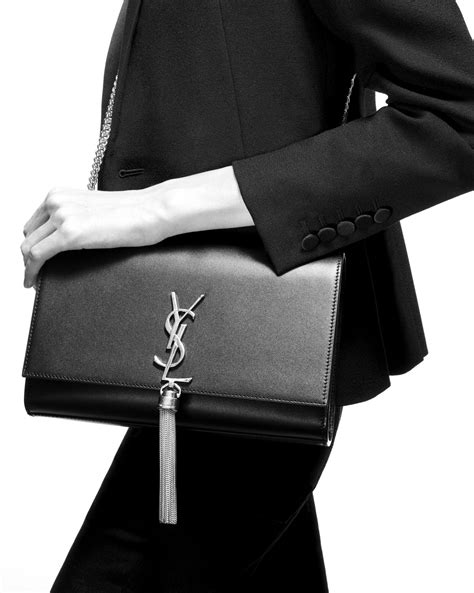 medium kate ysl dark red|YSL kate medium chain bag.